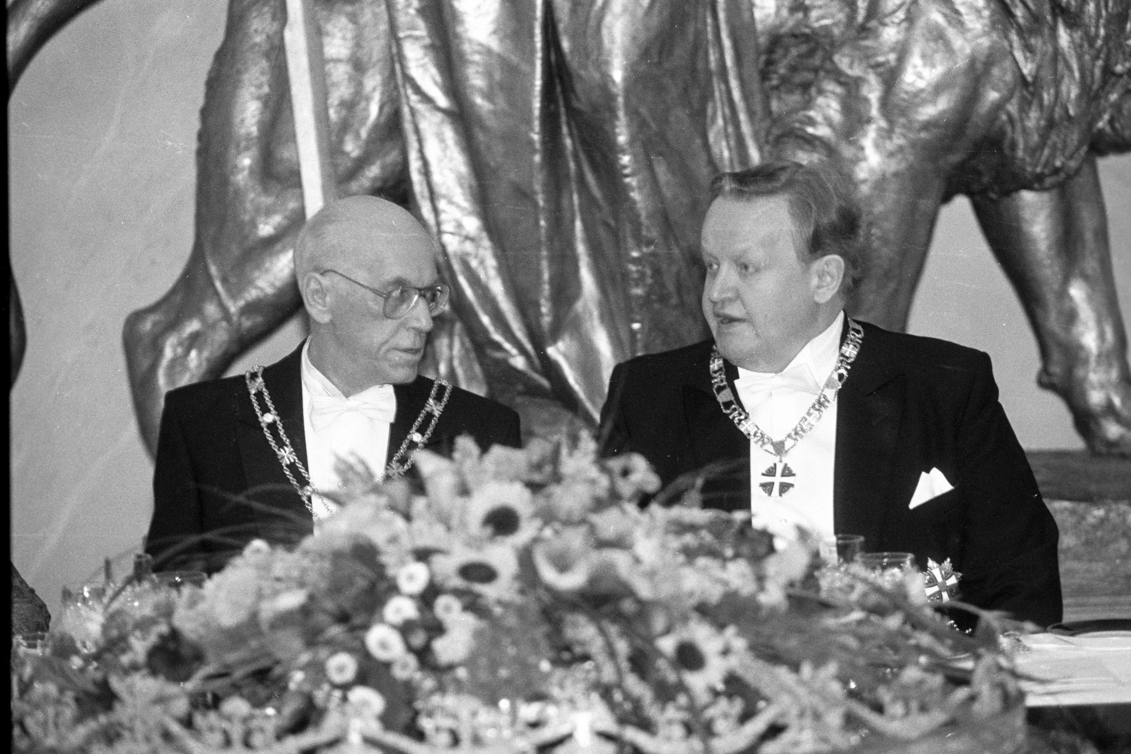 President Lennart Meri ja Soome Vabariigi president Martti Ahtisaari