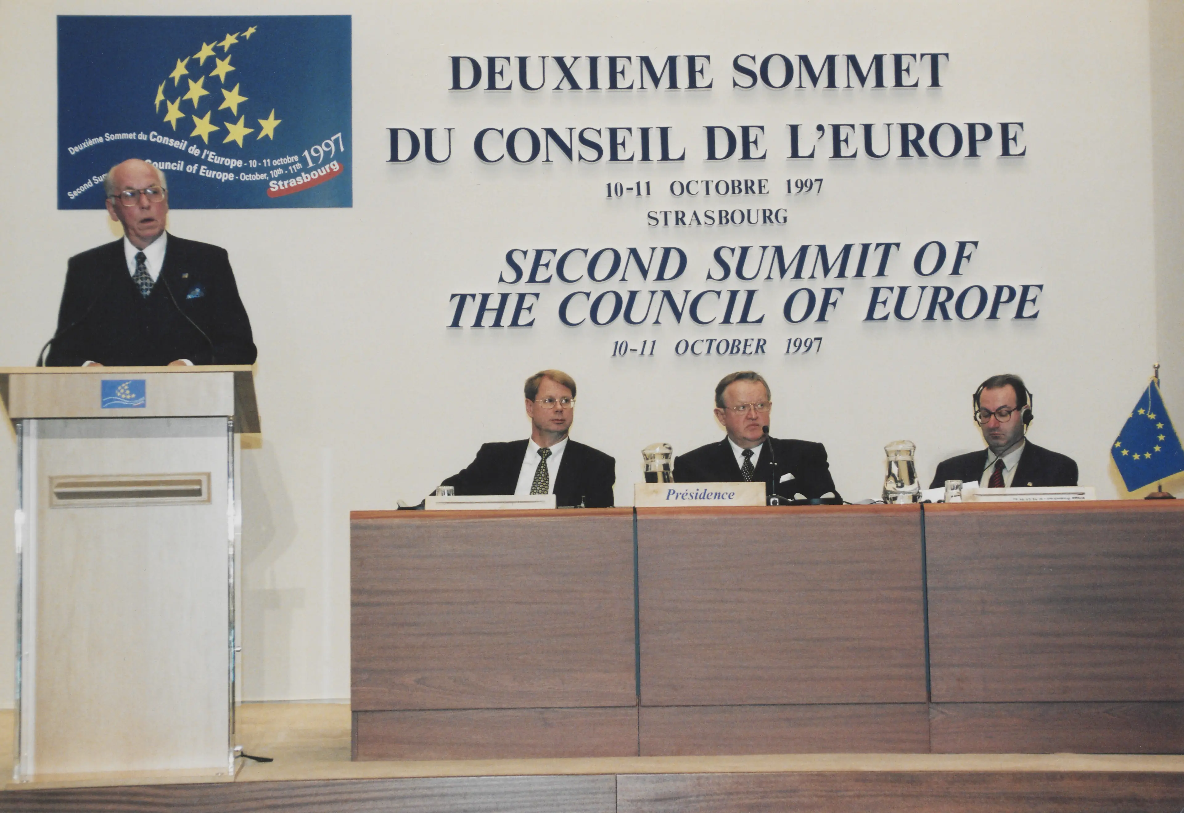 Lennart Meri kõne Euroopa Nõukogu tippkohtumisel Strasbourgis