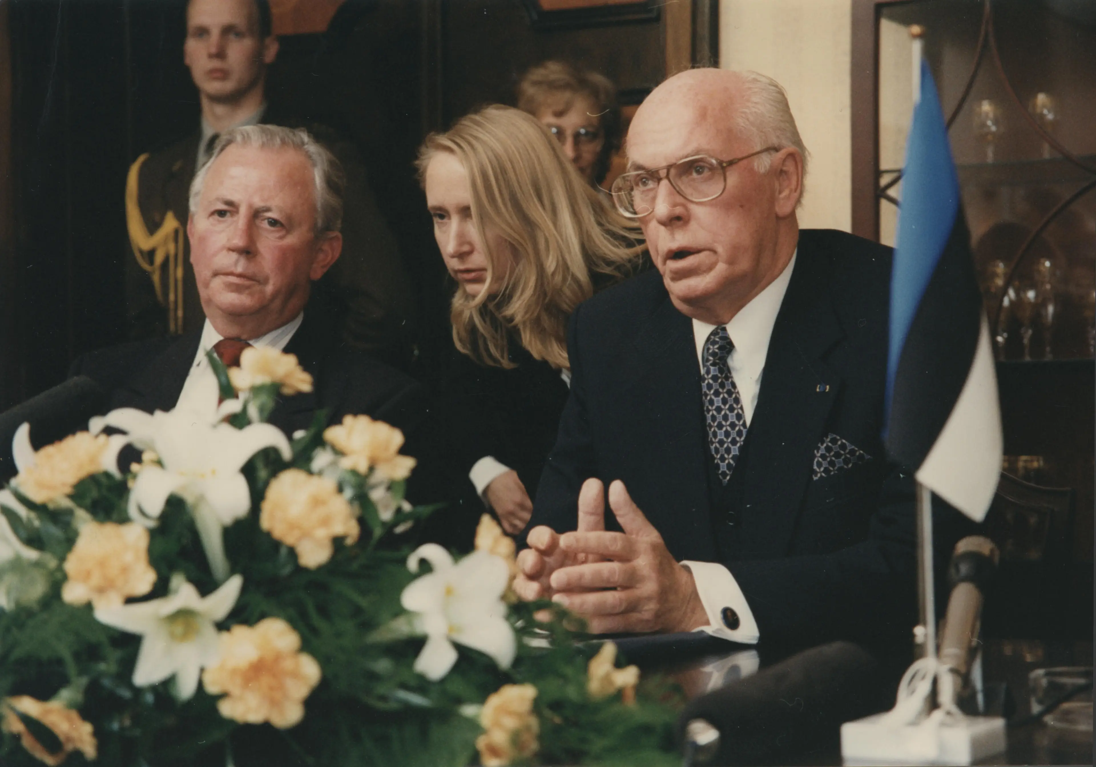 President Lennart Meri ja Euroopa Komisjoni president Jacques Santer